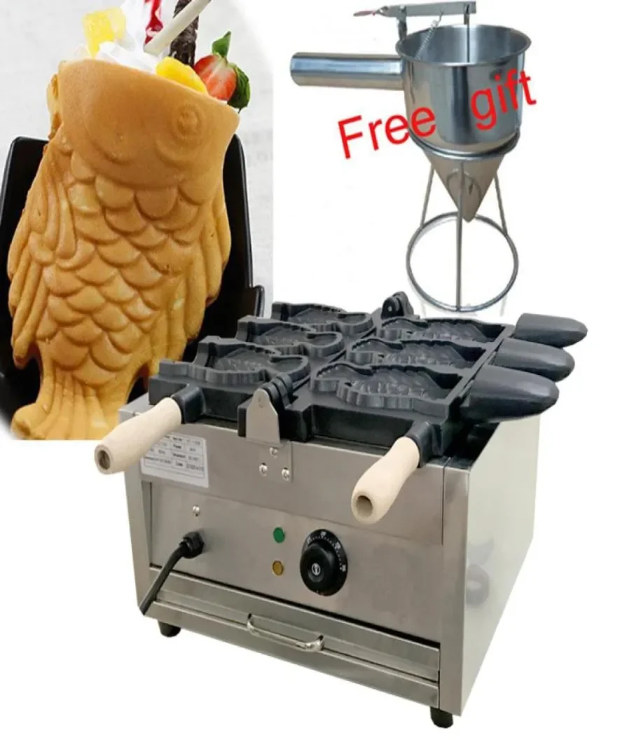 

Commercial Use Ice Cream Taiyaki Maker Fish Cone Waffle Machine9925670