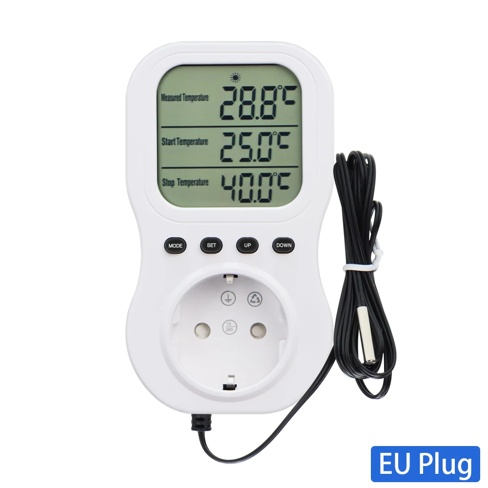 

Терморегулятор розетки с таймером EU plug