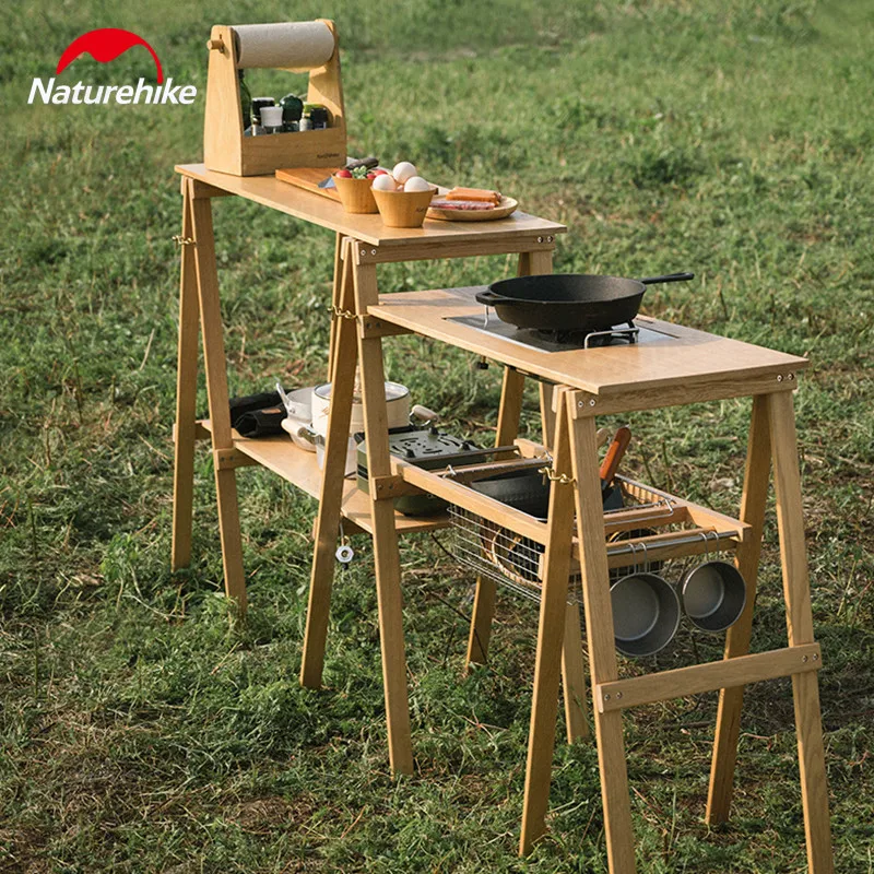 Naturehike Кухонный складной кухонный стол все в одном портативный для кемпинга