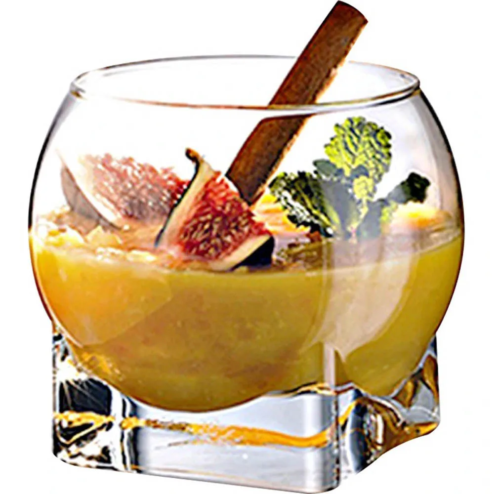 

Carat Diamond Shape Creative Transparent Lead-Free Glass Pudding Cup Hotel Dessert Snack Cup Home Sana Bowl Yogurt Ice Cream Cup