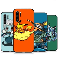 pokemon pikachu bandai phone cases for huawei honor y6 y7 2019 y9 2018 y9 prime 2019 y9 2019 y9a soft tpu coque funda