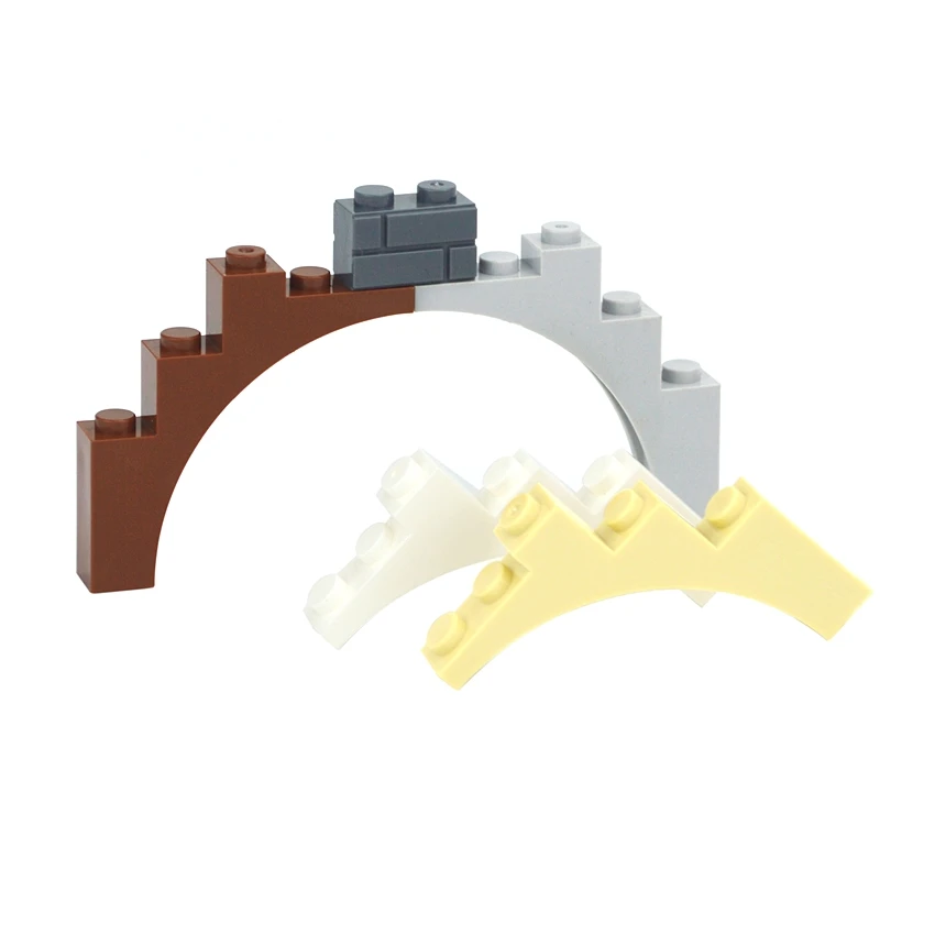 Конструктор MOC Арка 1x5x4 изогнутый кирпич технический сменный захват совместимый