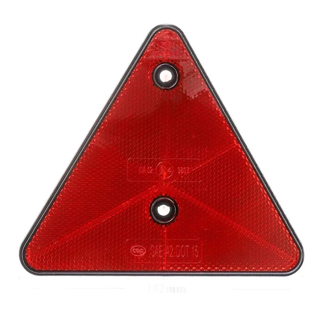 

New Triangle Warning Reflector Alerts Safety Plate Rear Light Trailer Fire Truck Car Carping Support Vehicle Emergency Breakdown