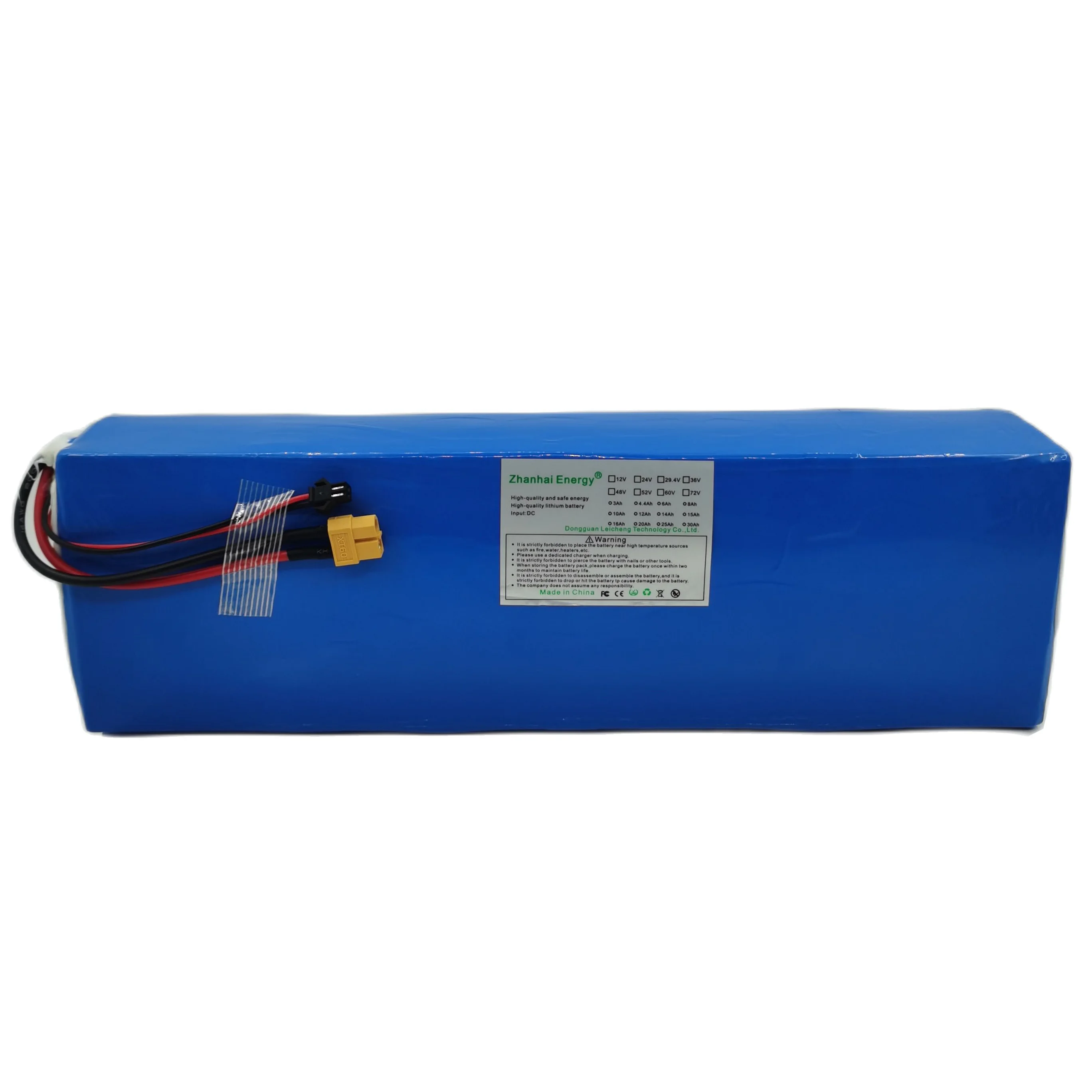 

48V 18Ah 16Ah 15Ah 13Ah 18650 Li-ion Rechargeable Battery Pack 13S 5P For Electric Bike Scooters Below 1000W New Customizable
