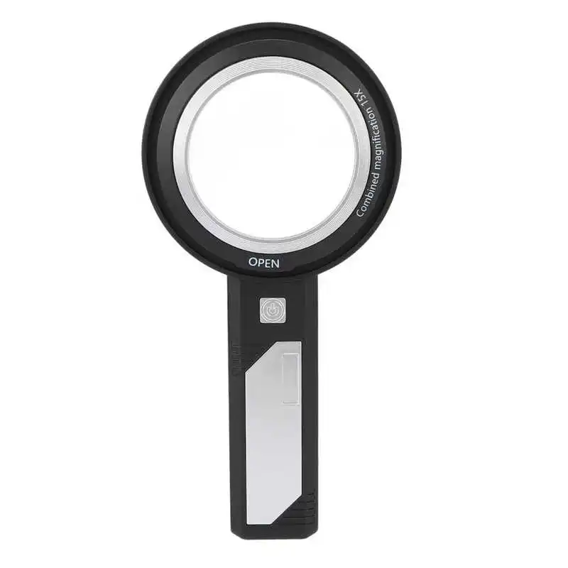 

LED Magnifying Glass Double Lens LED Handheld Magnifying Glass for Reading for Seniors