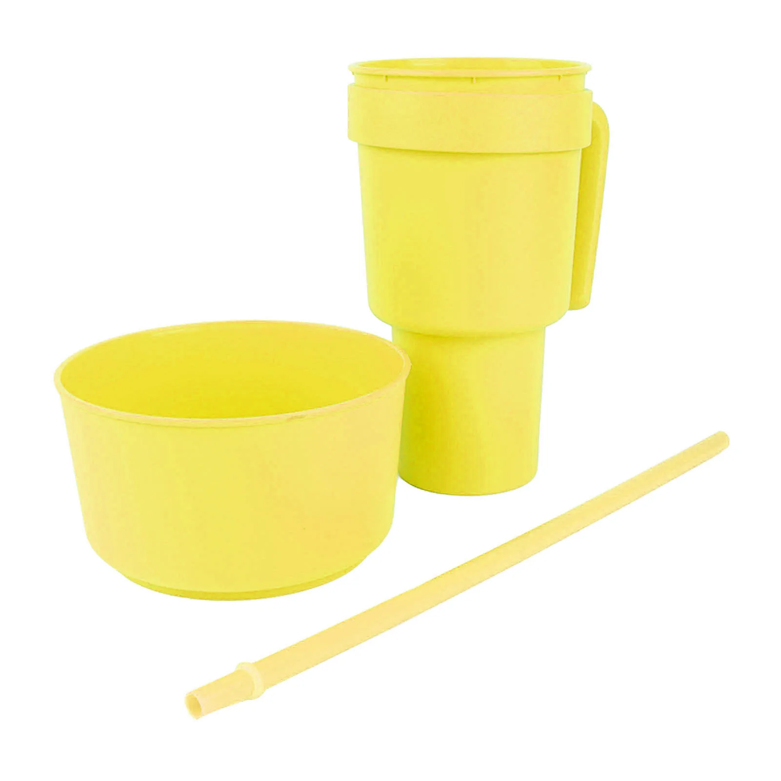 2 в 1 чашка для напитков с соломинкой большое открытие пластиковая верхняя чаша