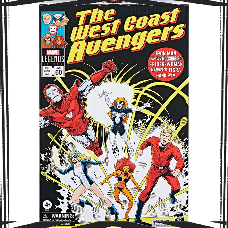 

15cm Anime Marvel Legends Series The West Coast Avengers Collection, 5 Comics-Inspired Premium Collectible 6-Inch Figures
