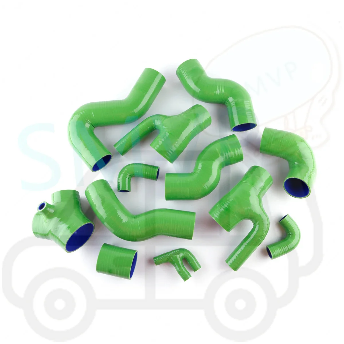 Для Audi S4 RS4 Biturbo A6 B5 2 7 T Bi-Turbo силиконовый индукционный впускной шланг 12 шт. запасные