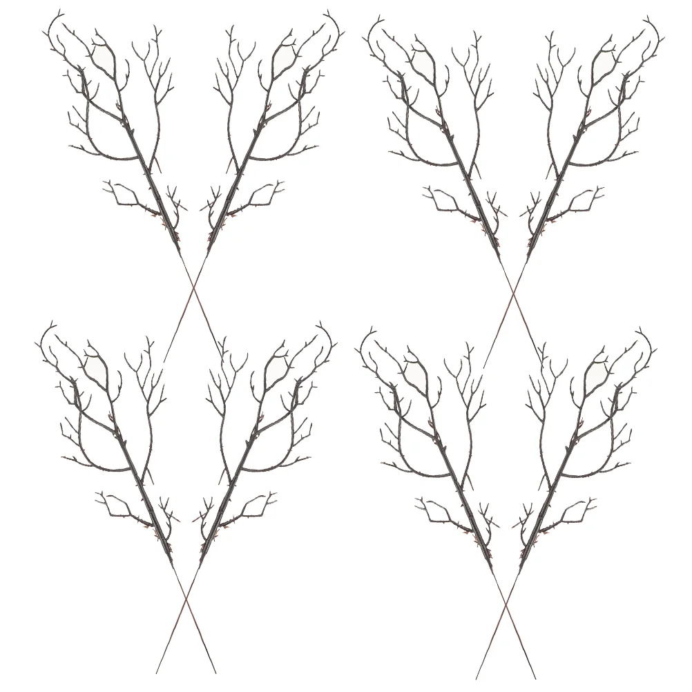 

Vase Decor DIY Tree Twigs Halloween Artificial Antler Branches Plastic Dry Plants Filling Stems Home Accessories