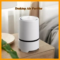 tomas air purifier cleaner for home hepa filters 5v usb cable low noise dust pollen cigarette smoke odours mould spores desktop