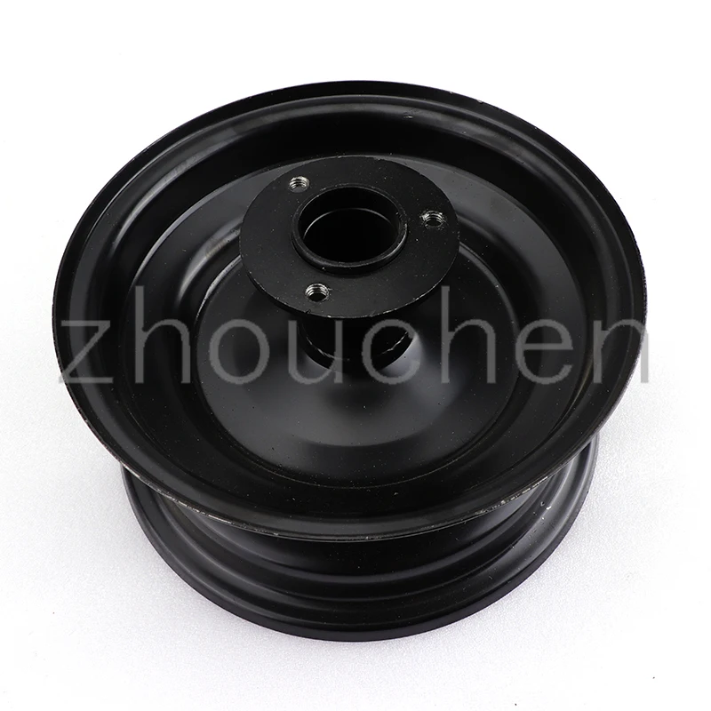 

6 inch front wheel hub iron rims for 50cc 70cc 90cc 110cc ATV Go kart off-road vehicle razor scooter 145/70-6 tires