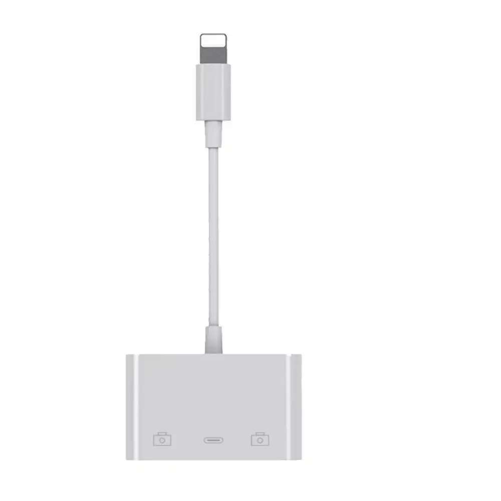 

Suitable For Apple Mobile Phone Otg Adapter Cable One For Three Double Usb High Speed Usb Hub3.0 Adapter