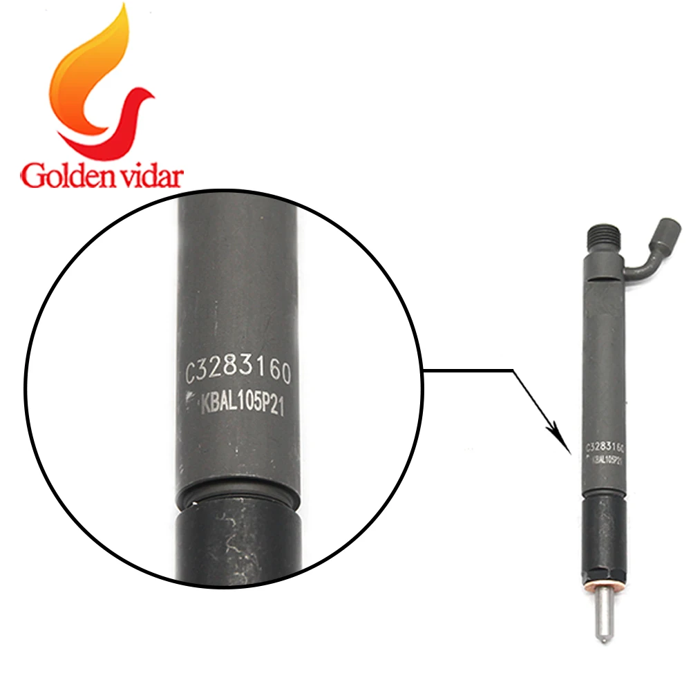 12 шт./лот 4BT 6BT топливный инжектор Инжекторная Форсунка KBAL105P21 высокоуровневый