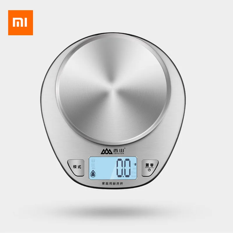 

New Xiaomi Mijia Xiangshan Electronic Kitchen Scale EK518 Silver Accurate Weighing Stainless Steel Scale High Precision Sensing