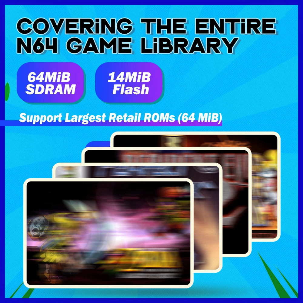 Фото 2025 Ретро игровые аксессуары SummerCart64 для игр N64 Игровой картридж из АБС-пластика EverDrive 64Drive для игровых консолей Nintendo 64 №5