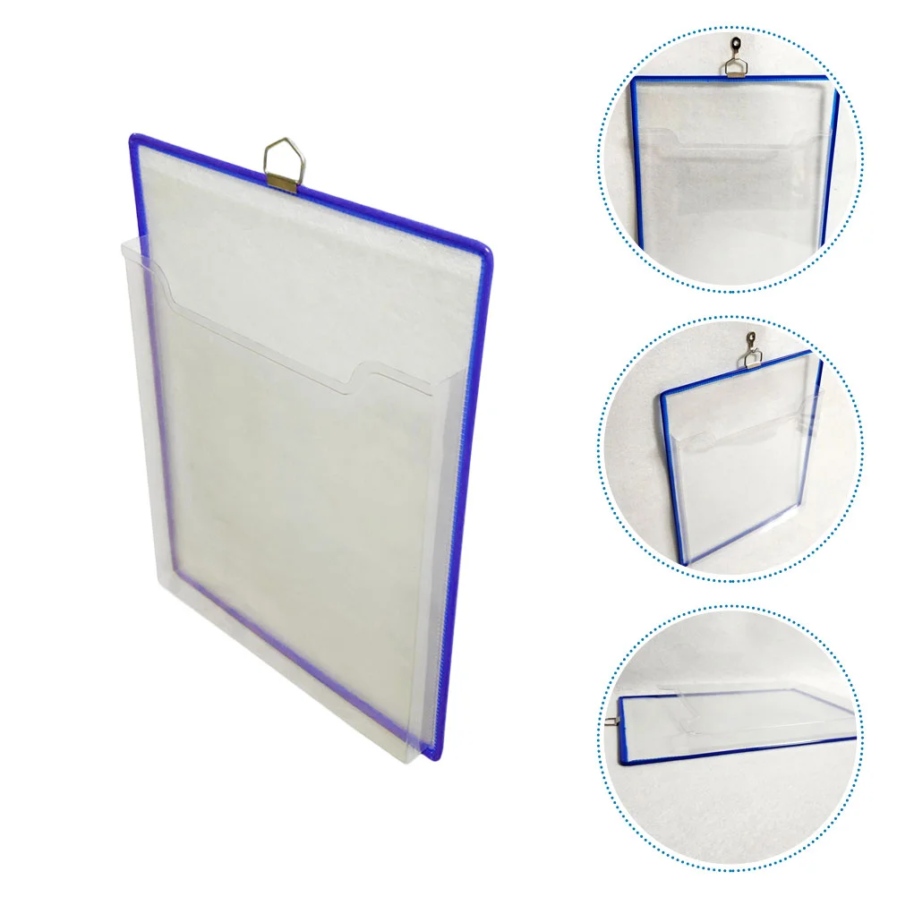 

Receipt Organizer Office File Folder Plastic Document Bag Hanging Magazine Home