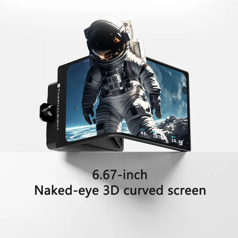 Thermalright LEVITA VISION 360 Универсальный охладитель для воды 360 мм 6,67 дюйма AMOLED ЖК-дисплей 2K 60 Гц Изогнутый экран Голое глаз 3D Vision (art.: 3920d417644af) - 3920d417644af