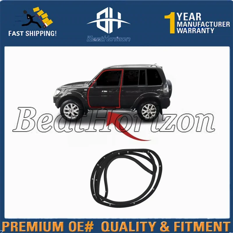 

Door Rubber Seal Doorpost Rubber Strip For Mitsubishi Carisma Colt Fto Mirage Pajero IO Mini H76W H77W MR351385 MR351386