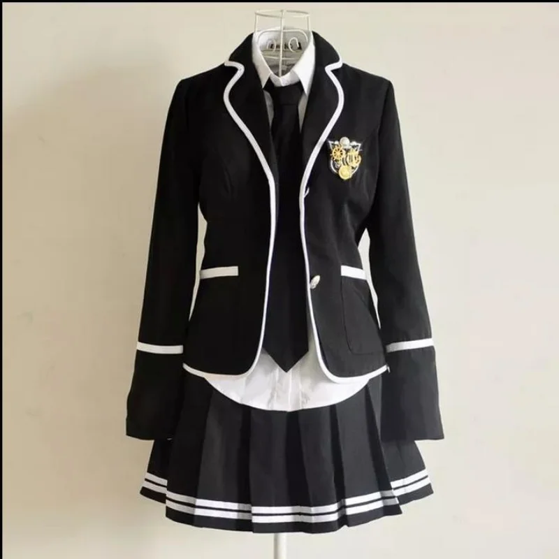 British spring and autumn student uniform suit Japanese sailor JK Skin-tight garment Korean high school boys girls