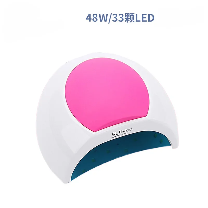 

48W Nail Lamp UV Lamp Nail Dryer for Gel Nail Dryer Infrared Sensor with Rose Silicone Pad Salon Use