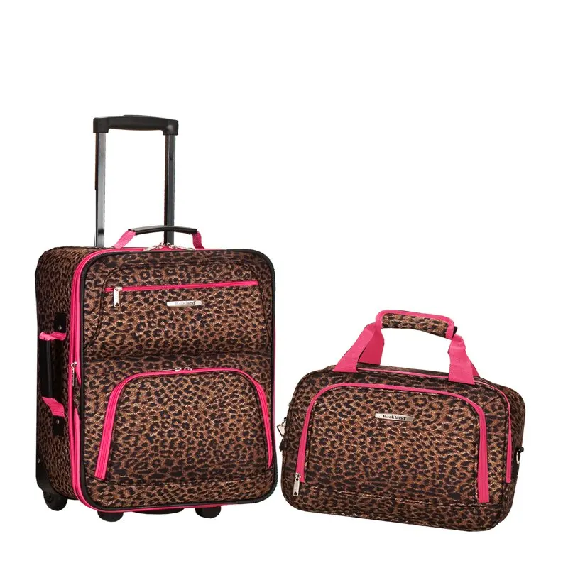 

Fashion Softside Upright 2 Piece Luggage Set F102