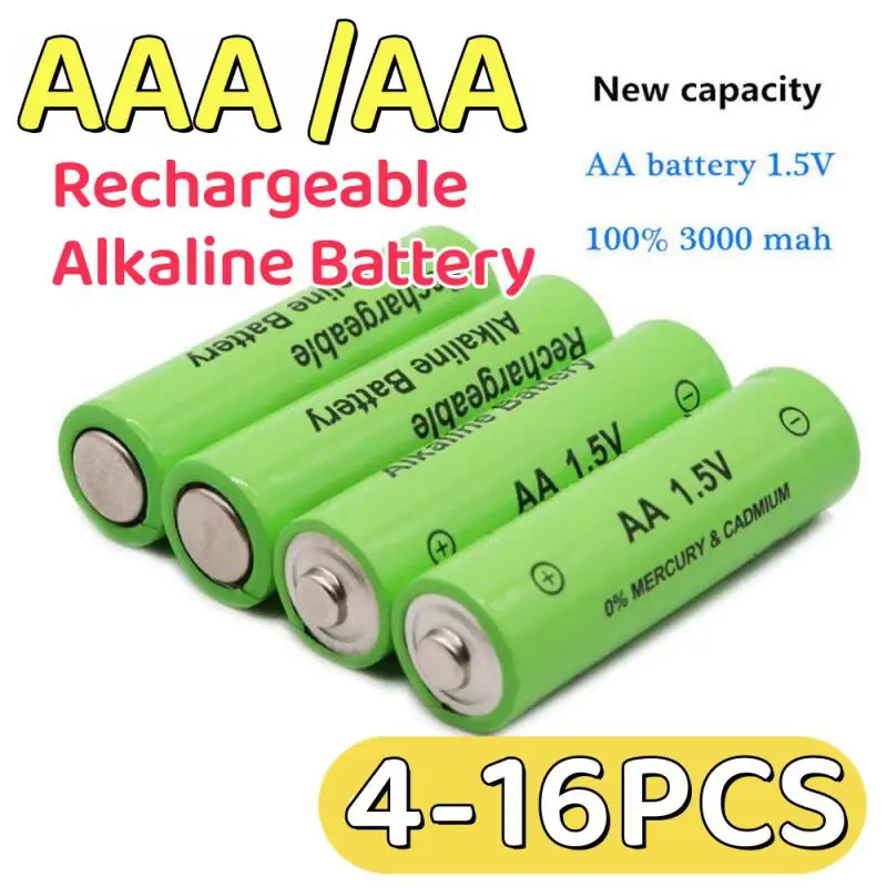 Щелочная аккумуляторная батарея AA (1 5 В 3800 мАч) AAA 3000