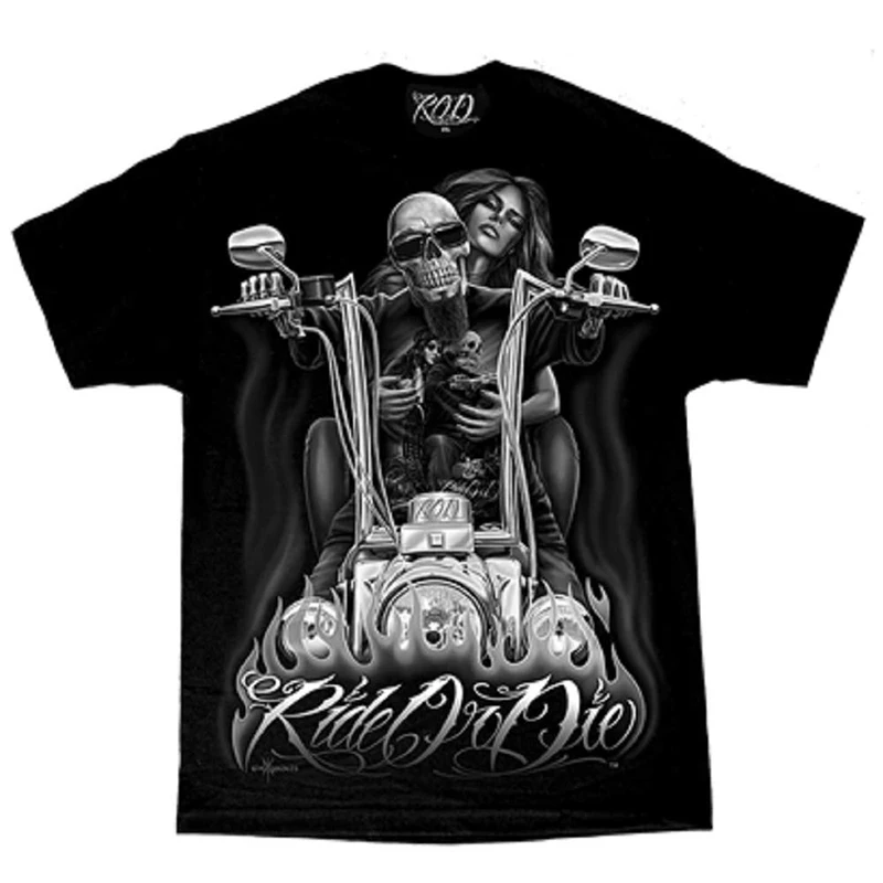 Футболка мужская с рисунком черепа