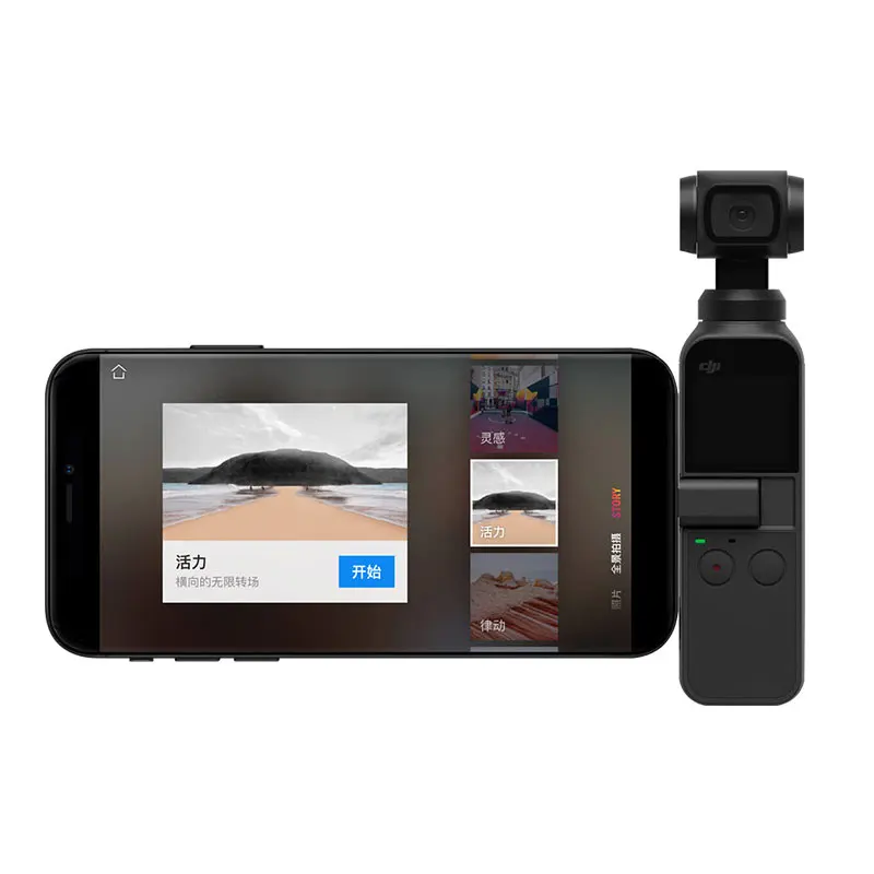 

DJI Osmo Pocket Smallest 3-Axis Handheld Gimbal Stabilizer FPV 1/2.3 Sensor Camera 4K 60fps Video Camera Osmo Pocket