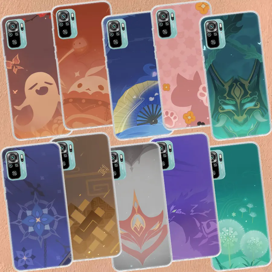 

Genshin Impact Icon Transparent Clear Phone Case For Xiaomi Redmi 10 9 Prime 8 7 6 10A 10C 10X 9A 9C 9T 8A 7A 6A S2 K20 K30 K40