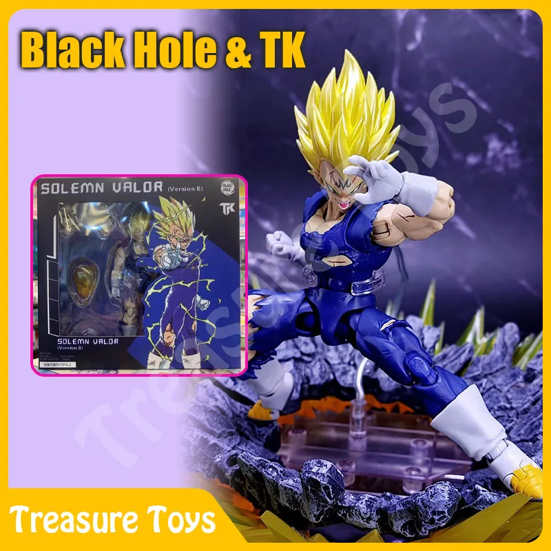 Фото Black Hole & TK Dragon Ball Z SHF Super Saiyan SSJ Majin Vegeta Full Power Battle Damage Аниме Фигурки Модели Подарки Игрушки №1
