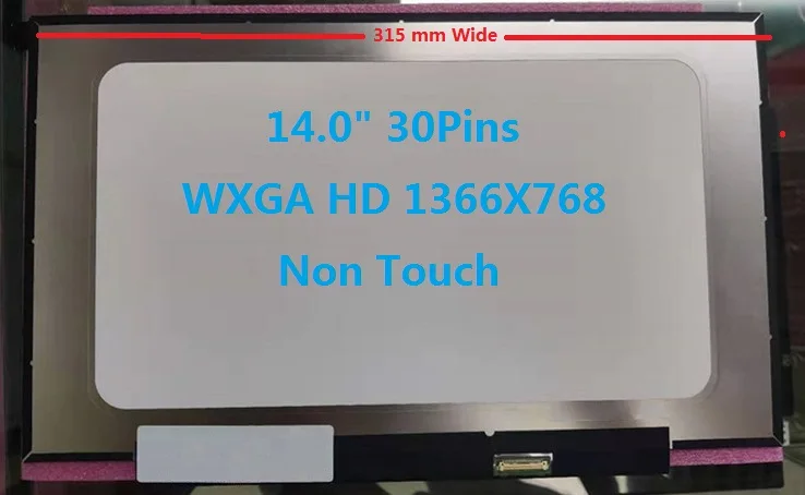 ЖК-дисплей для ноутбука HP Pavilion 14-CE0068ST 14-CM0062ST NT140WHM-N341366x768, 14 дюймов, без сенсорного экрана ЖК-дисплей для ноутбука HP Pavilion 14-CE0068ST 14-CM0062ST NT140WHM-N341366x768, 14 дюймов, без сенсорного экрана