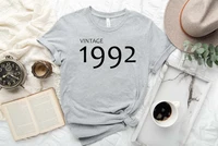 30th birthday gift for men vintage 1992 brithday gift30thbirthday party 100 cotton t shirts o neck plus size short sleeve y2k