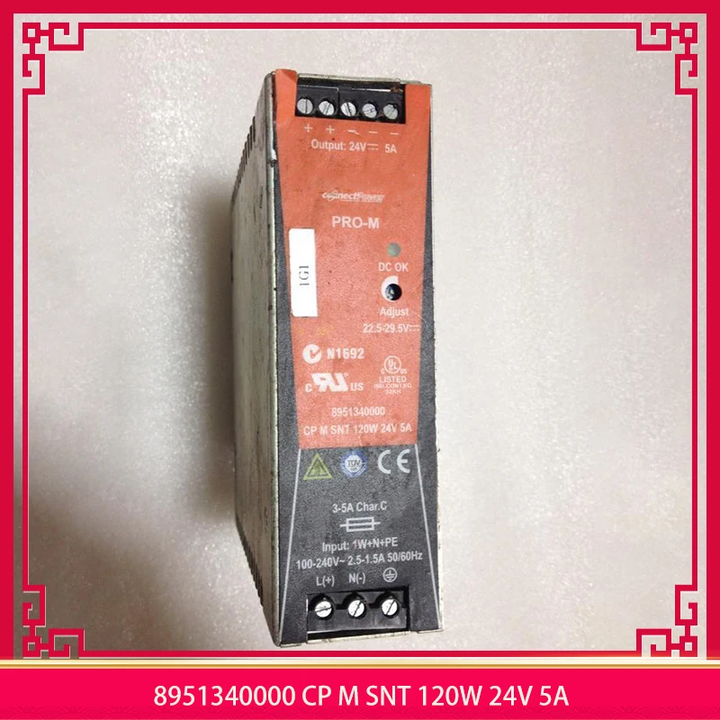 

8951340000 CP M SNT 120W 24V 5A Original For Weidmüller Switching Power Supply High Quality Fully Tested Fast Ship