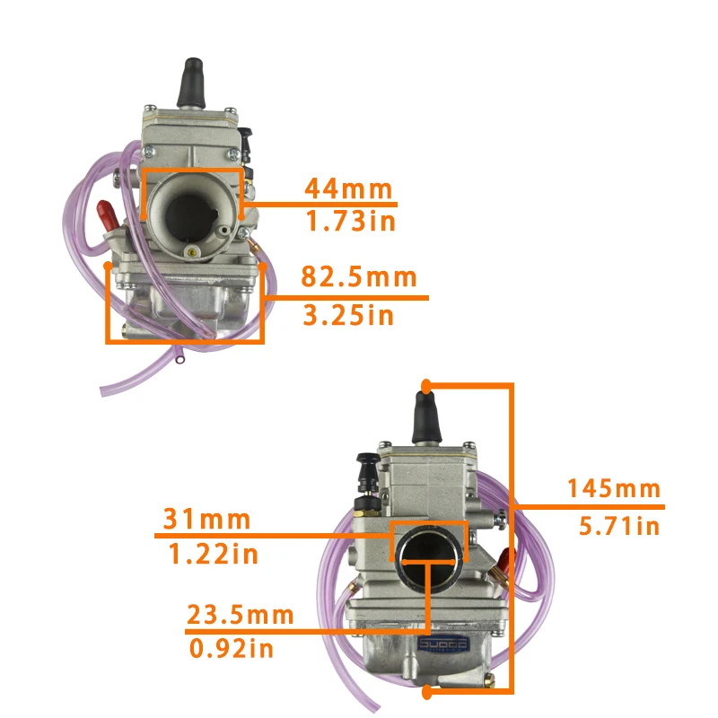 Фото Карбюратор TM24 24 мм для мотоциклов с двигателем Mikuni CR250 KX125 KX150 №2