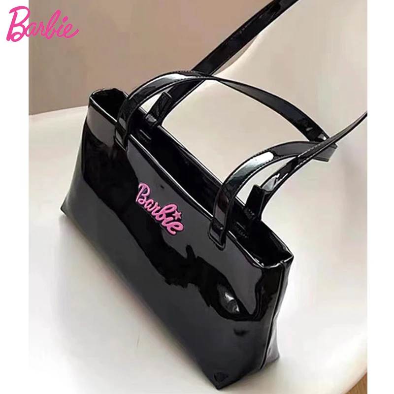 Barbie Chic Rectangle Handbag - PU Leisure Black Edition - Kuru Store