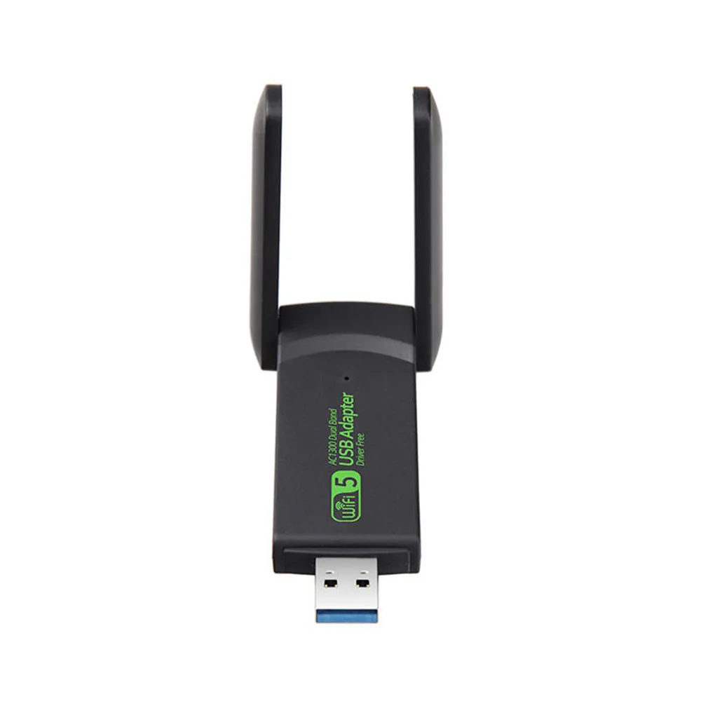 Фото USB-адаптер Wi-Fi AC1300 USB3.0 MT7612U, двухдиапазонный (2.4G/5.8G), без драйверов, Wi-Fi приемник, точка доступа, сетевая карта для ноутбуков с Windows 7/8/10/11 №2
