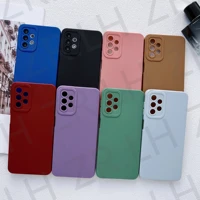 colorful thin soft silicone case for samsung galaxy s22 s21 s20ultra a53 a52 a51 a71 a13 a32 matte candy cover camera protection