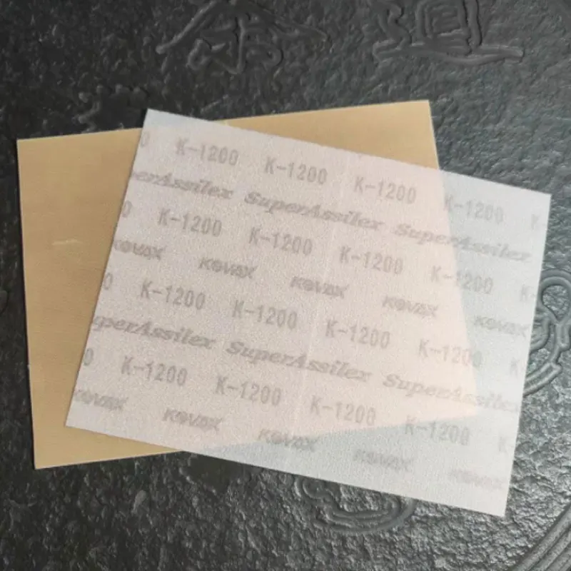Sauper Assilex Япония 25 шт. прямоугольная наждачная бумага KOVAX для сухой полировки супер