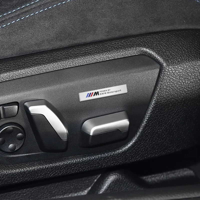 2 шт. 3D металлический логотип эмблема значок на крыло автомобиля наклейка для BMW M