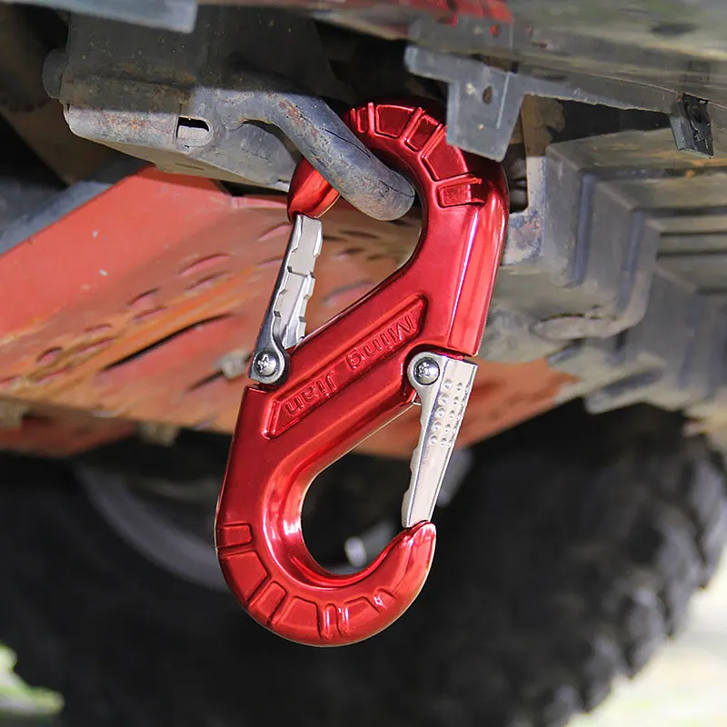 Trailer Hitch S-Shape Quick Rescue Shackle Portable Practical Universal For Car JK TJ Offroad Towing Recovery Kits