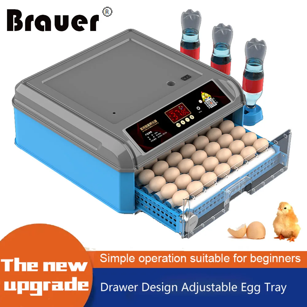 36 Egg Incubator Fully Automatic Digital Incubator Household Brooder Farm Chicken Bird Incubator Eggs Incubadora de huevos