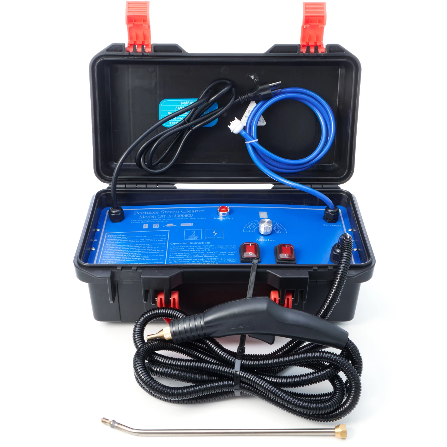 

Professional 6 gears adjustable high temperature pressure washing steam cleaner portable dust mite steam cleaning machine