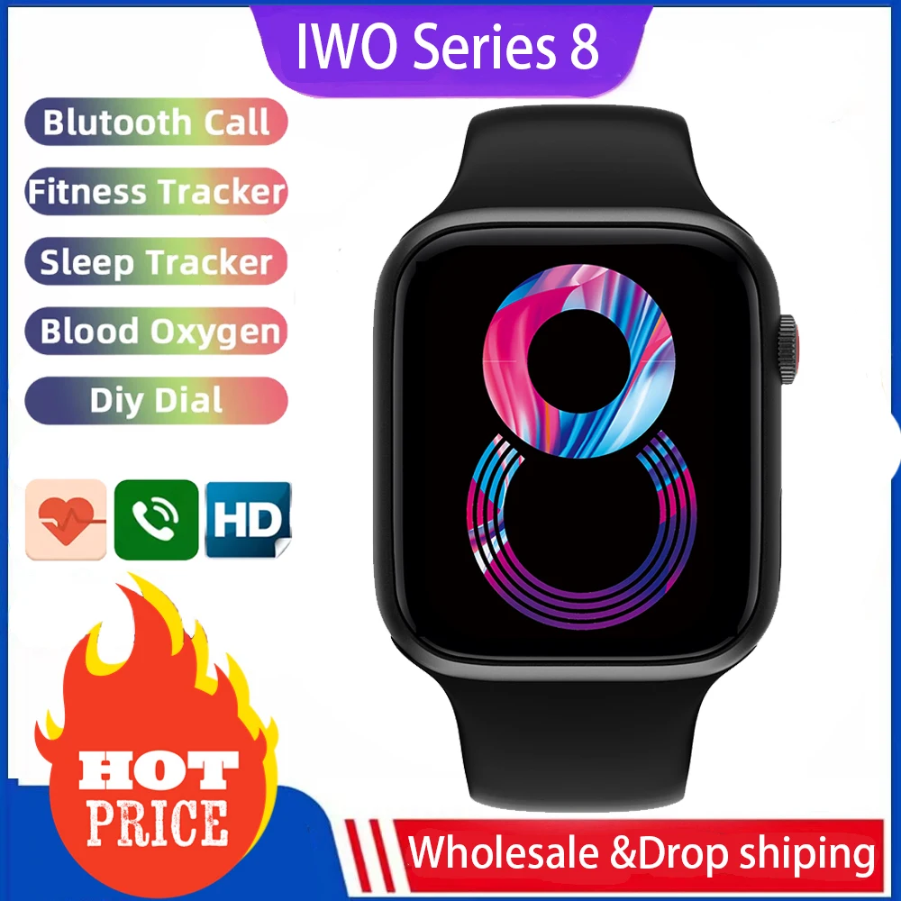 

Original IWO 15 Series 8 Smart Watch Custom Dia BT Call Sports Sleep Monitor Heart Rate Men Woman Smartwatch PK X8 T900 Pro Max