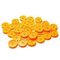 orange 16 8mm pulley toy parts diy accessories student technology model parts 16 8 2a belt wheels