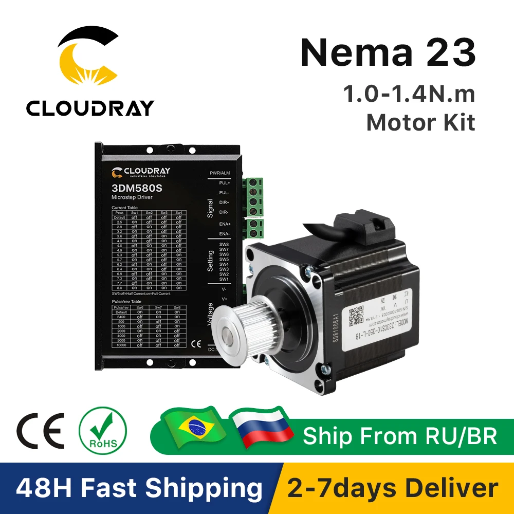 

Набор драйвера шагового двигателя Cloudray Nema 23