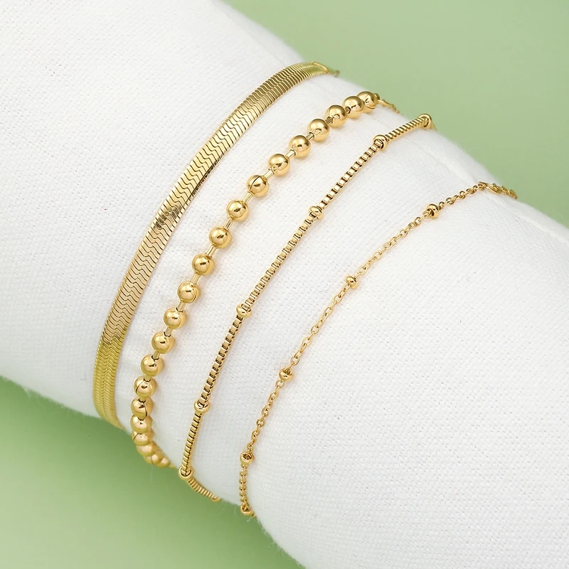 Простой новый браслет изысканные ювелирные изделия с застежками из нержавеющей