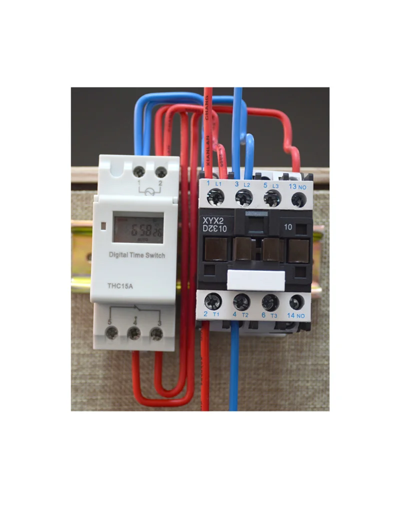 Цифровой таймер питания с ЖК-дисплеем переменного тока 220 В программируемое реле