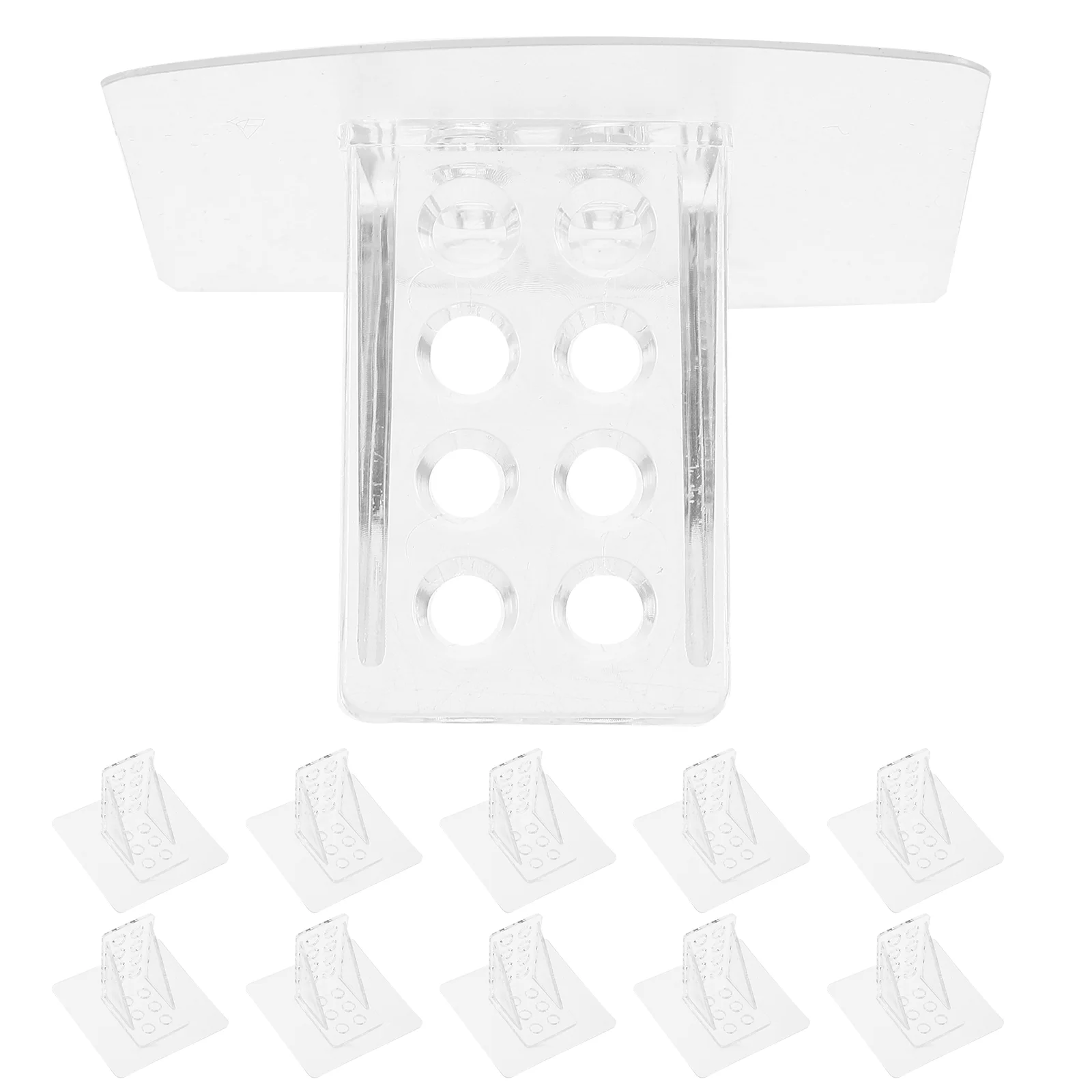 

Shelf Holder DIY Cabinet Pegs Punch Free Support Clips Wood Shelving Shelves Kitchen Plastic