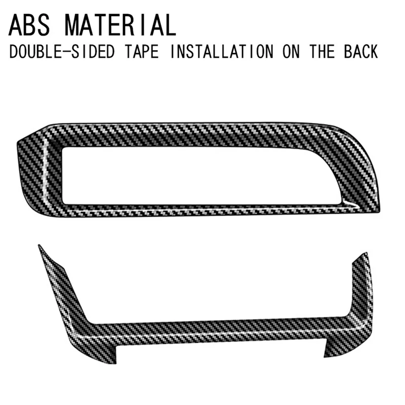 Автомобильная консоль из углеродного волокна розетка для кондиционера накладка