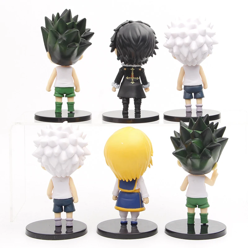 Hunter x Huner Gon Freecss Killua Zoldyck Kurapika Leorio Hisoka Machi Kulolo фигурка фигурки Симпатичные модели